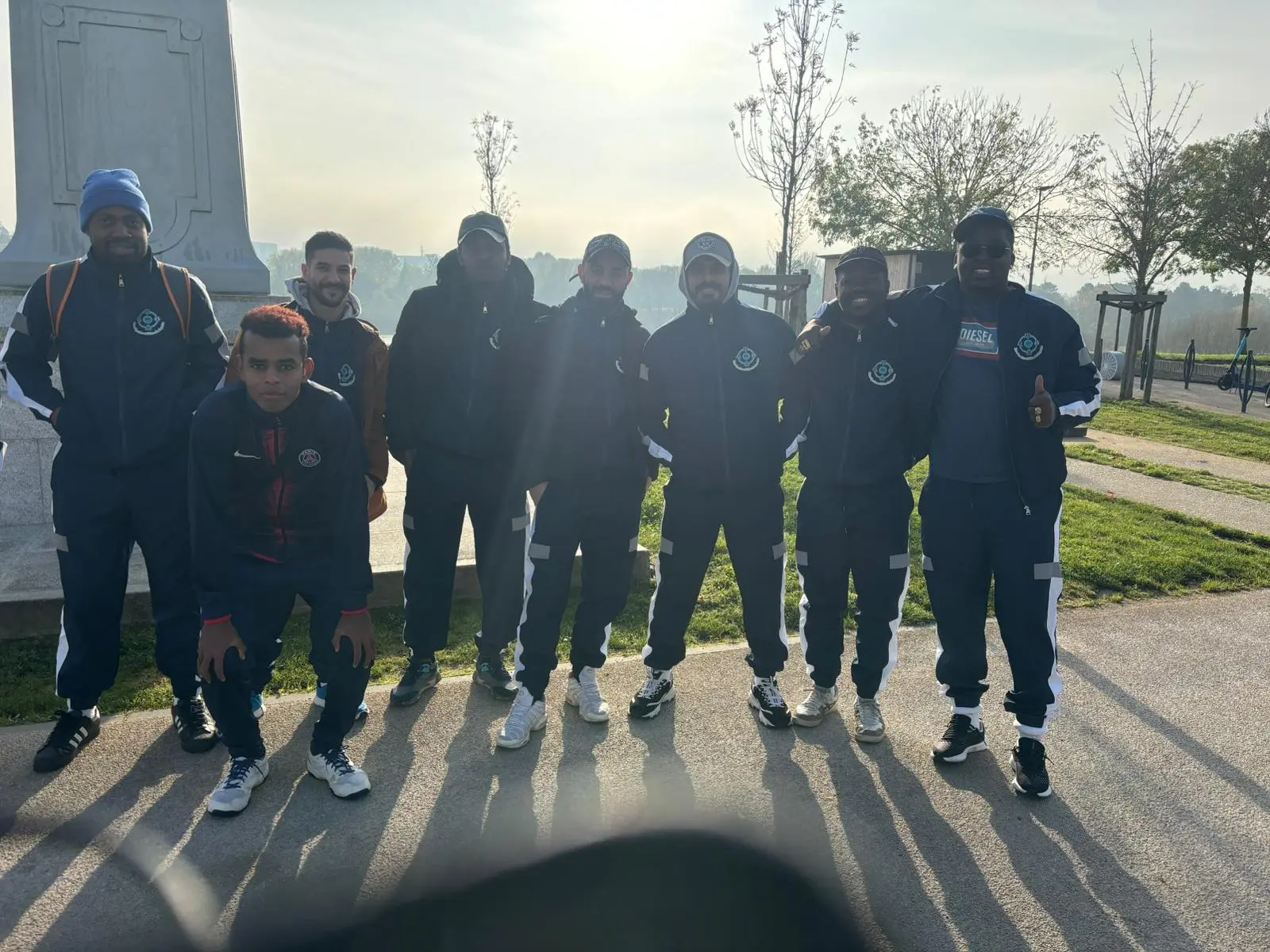Le groupe en déplacement — USCA Angers
