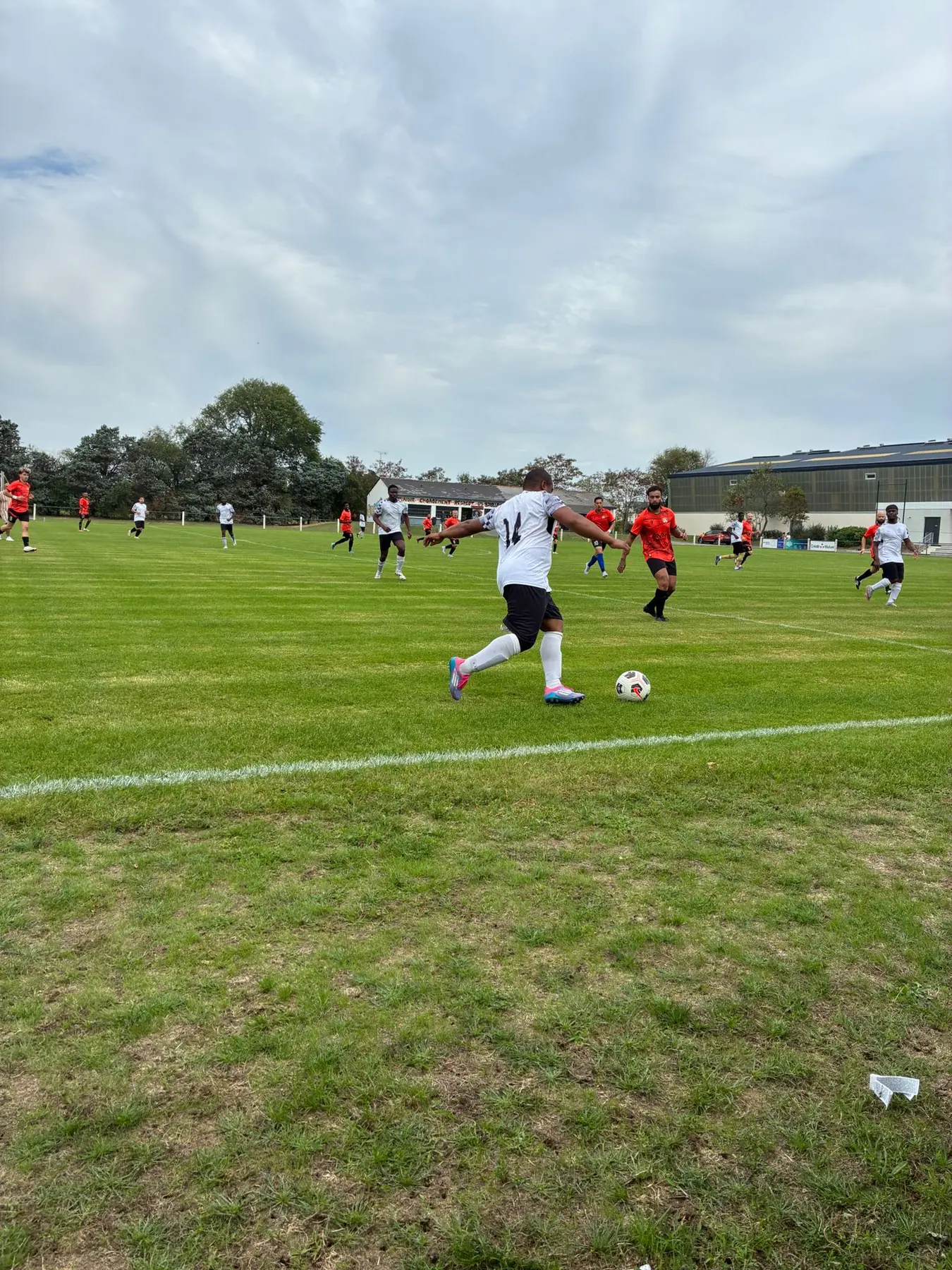 Action de match — USCA Angers